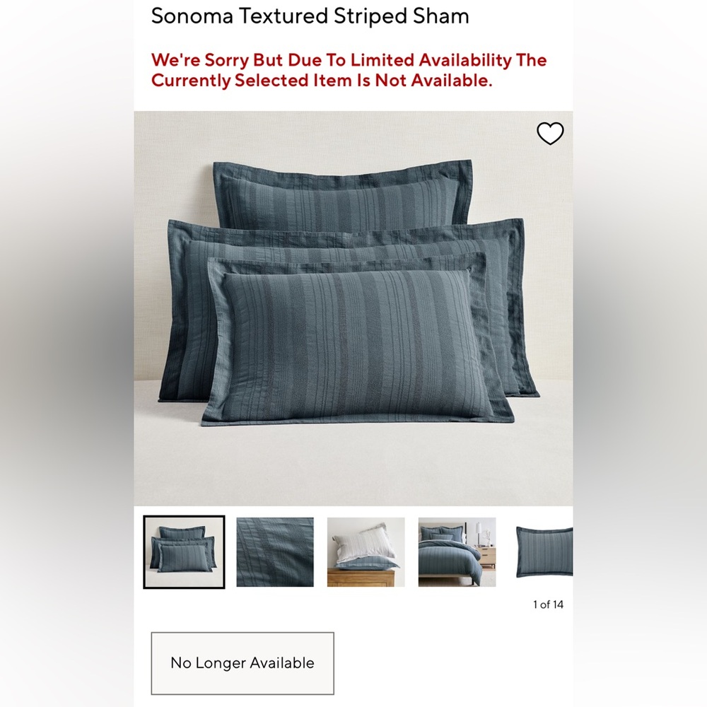 Pottery Barn Sonoma Textured King Sham